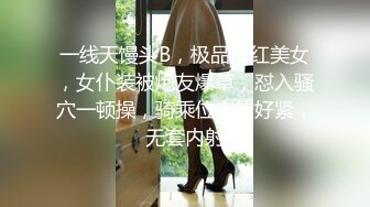 一线天馒头B，极品网红美女，女仆装被炮友爆草，怼入骚穴一顿操，骑乘位夹的好紧，无套内射