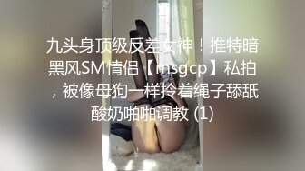 九头身顶级反差女神！推特暗黑风SM情侣【msgcp】私拍，被像母狗一样拎着绳子舔舐酸奶啪啪调教 (1)