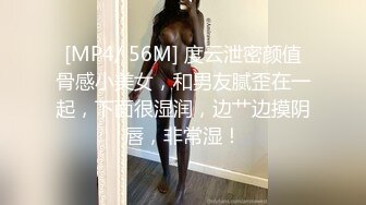 [MP4/ 56M] 度云泄密颜值骨感小美女，和男友腻歪在一起，下面很湿润，边艹边摸阴唇，非常湿！